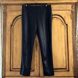 Sexy Faux Stretchy Leather Pants w/ Pebbled Texture